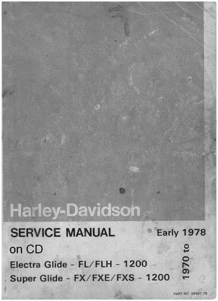 Product picture Harley Davidson FL-FLH-1200-ELECTRA GLIDE (1970-1978)